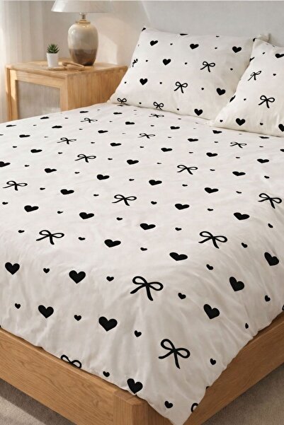 Sheri Home Tekstil Lastikli Çarşaflı Tek Kişilik Nevresim Takımı SWEETHEARTMODELSZ8889221