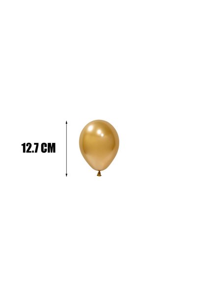 Yusuf Dirik YD Party Supplies Chrome Balloons 10 Pieces 5 Inch 12.7 cm