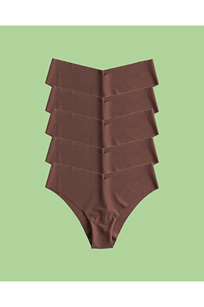 kadinspor Σετ 5 τεμαχίων εξαιρετικά ψηλόμεσα εσώρουχα χωρίς σήμανση, εξαιρετι...