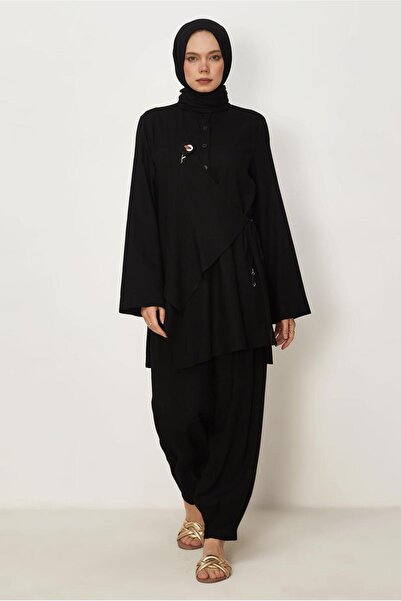 Alvina Linen Suit with Pants 46437