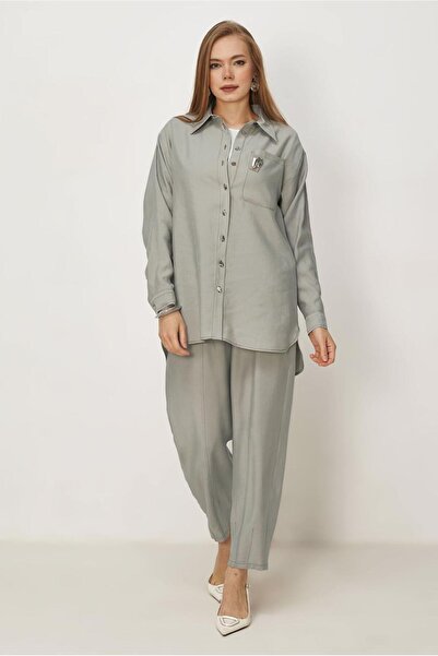 Alvina SET CU GULER DE CĂMAȘĂ ȘI PANTALONI 46399