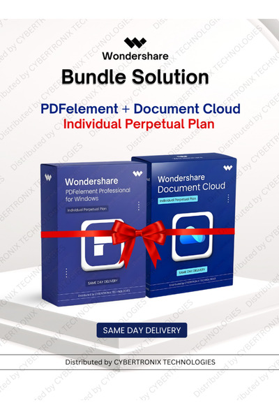 WonderShare حزمة حلول متكاملة: اشتراك فردي دائم في PDFelement DocumentCloud |...