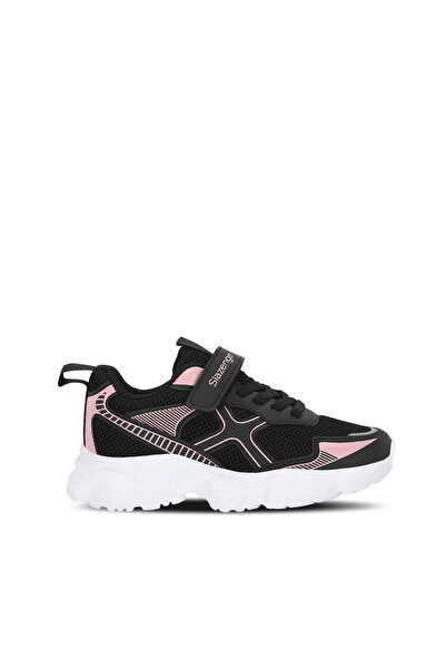 Slazenger FIZZY Κοριτσίστικα Αθλητικά Παπούτσια με Velcro Μαύρα / Ροζ για Καθ...