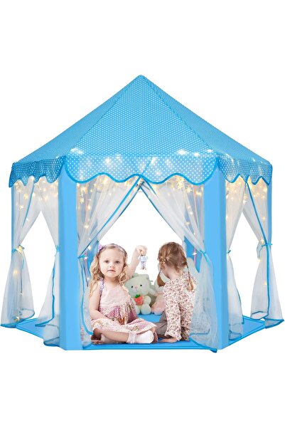 Arabest Princess Castle Playhouse,Large Kids Tent with Star Lights,55'' x 53'...