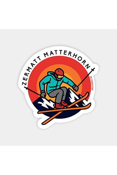 The Sticker Story. ملصق زيرمات لعشاق التزلج