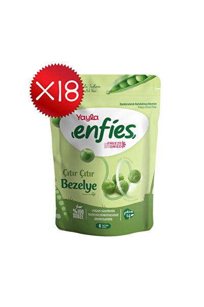 Yayla Enfies Freeze Dried Bezelye 45 g x18