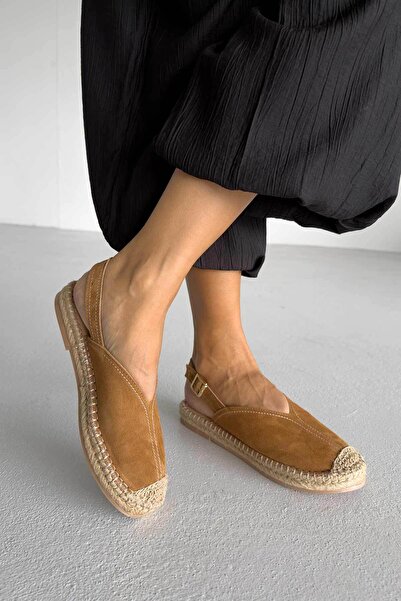 AYAKKABI PRENSİ Alviss Γνήσιο Δέρμα TABA SUEDE