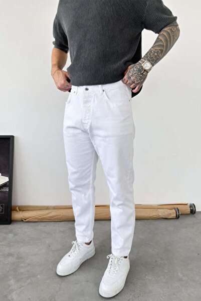 HAFKAGİYİM Jeans - White - Basic