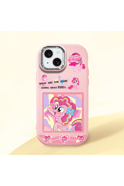 ucuc iPhone 15 Uyumlu Darbe Emici Kamera Korumalı pembe Silikon Kılıf