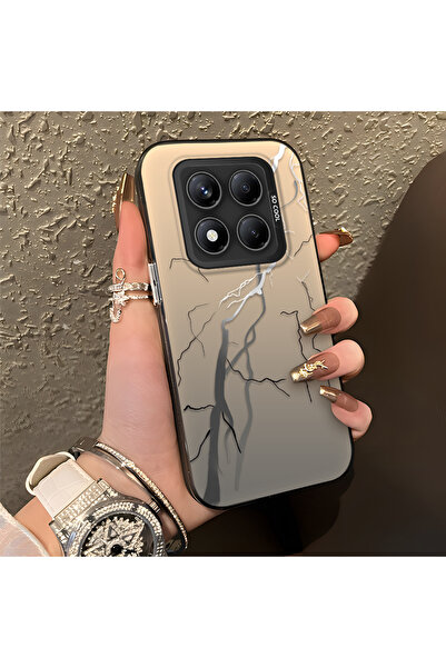 SLIMFELT Redmi Note 14 Pro 4G/5G Uyumlu Yüksek Kaliteli Yıldırım Kılıf, Şık, ...