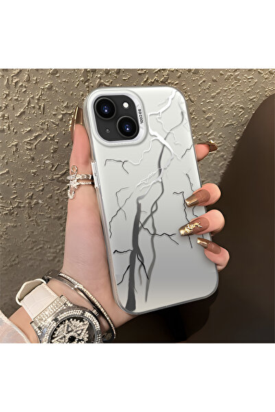SLIMFELT iPhone 13/14 Uyumlu Yüksek Kaliteli Yıldırım Kılıf, Şık, Erkek Kadın...