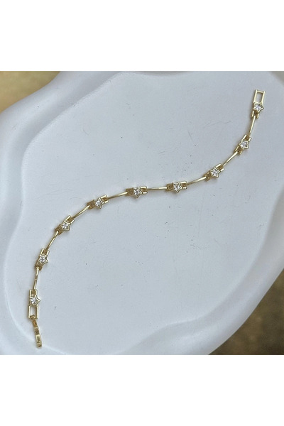 SWANOVAJEWELRY 14K VIP Taşlı Bileklik