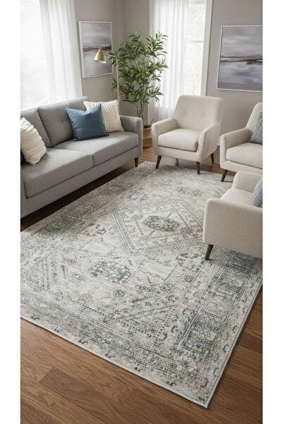 Generic Vintage Oriental Area Rug - Distressed Persian Style Boho Carpet