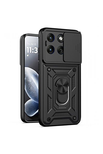 Stef's Cat Husa pentru Motorola Edge 70 Fusion, Stef's Cat, CamShield, Neagra