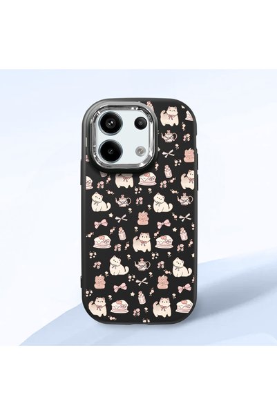 ucuc Redmi Note 13 Pro 5g Compatible Black Silicone Case with Shock-Absorbing...