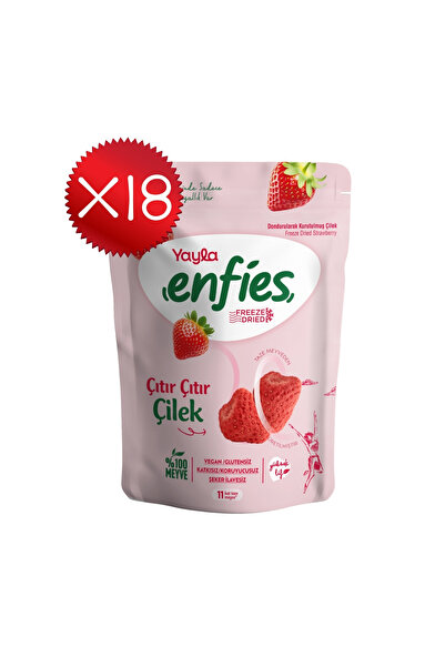 Yayla Enfies Freeze Dried Çilek 15 g x18
