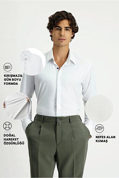 Kiğılı Shirts - White - Classical