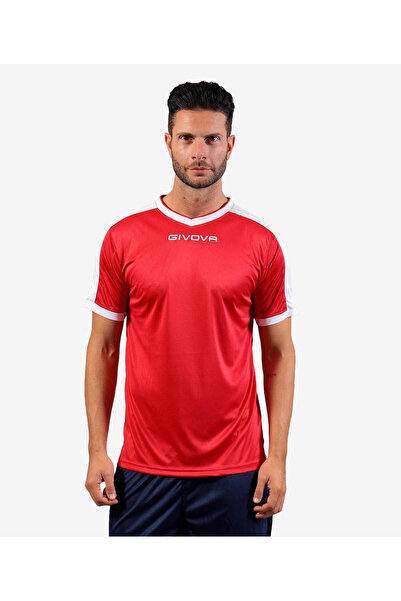 Givova Tricou sport unisex Revolution, Rosu / Alb