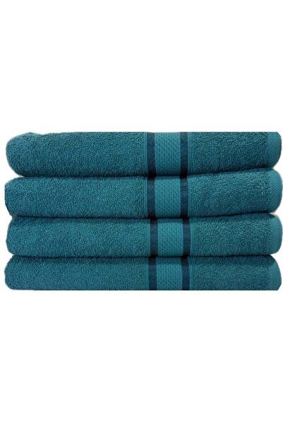 Baltic Linen طقم مناشف حمام من 4 قطع، 100% قطن، فائق النعومة، 70 سم × 140 سم