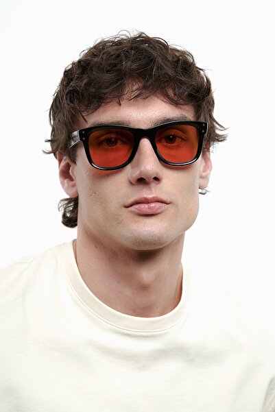 Bilge Karga Belen Black Orange Men's Sirkadiyen Balance Glasses