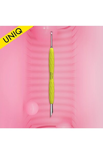 STALEKS UNIQ 11 TYPE 2 Gummy Sarı Silikon Saplı Tırnak İtici