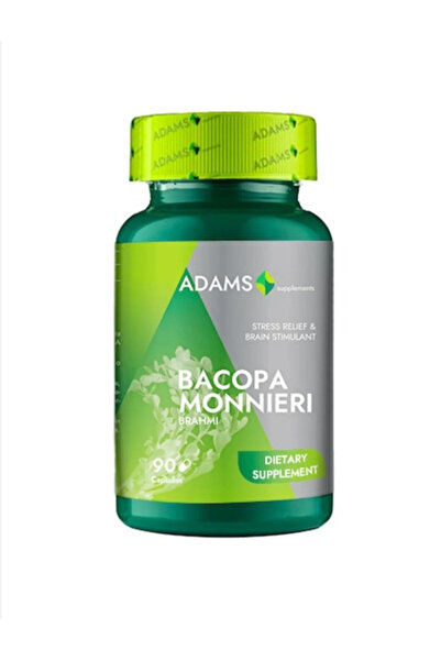 Adams Bacopa Monnieri (Brahmi) 350 Mg 30 Kapsül – Hafıza, Odak ve Zihinsel De...