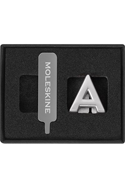 Moleskine Letter A Decorative Pin for Notebook or Agenda - Personalized Lapel...