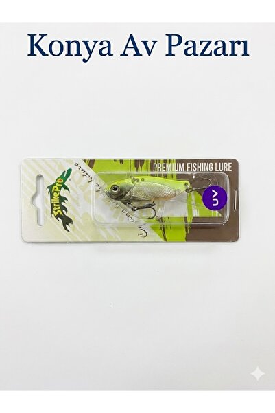 Strike pro 4.5Cm 9.6Gr Gümüş Vücut Yeşil Sırt sahte Uv 'li
