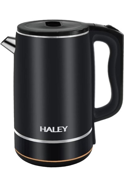 HALEY Electric Kettle Double Wall 1.7L Fast Boil Stainless Steel Inner Safe C...