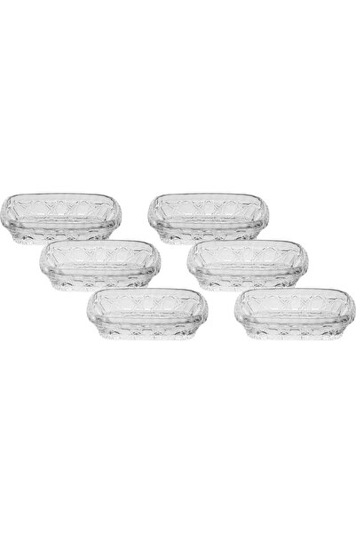Alsaif Gallery Serving Dish Set Glass Alsaif Gallery, 8x6.5x2 cm, 6 Pieces, O...
