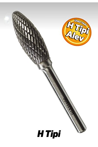 GFB GFB3247 Alev Freze Uç Metal Ahşap Plastik Törpü Kalıpçı Matkap Ucu H10x25x06
