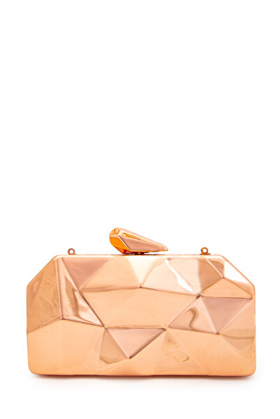 minebag Piramid Model Clutch Geantă de seară pentru femei Belize Platinum