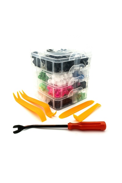 PS Products Set 470 buc cleme din plastic + 5 unelte Carguard, PS Products, S...