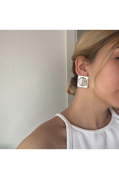 Alice İsstanbul Silver Shell Earrings