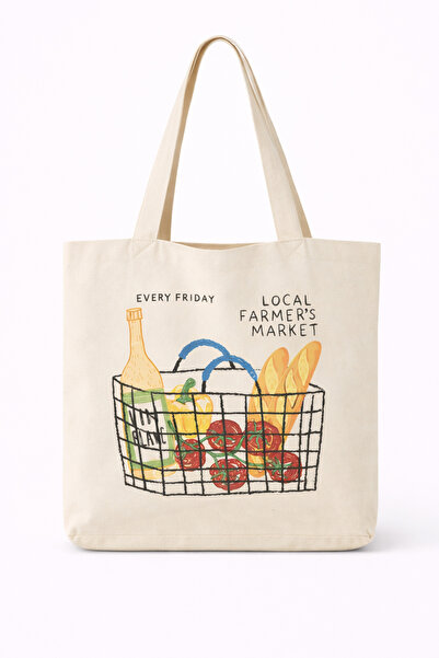 Vatkalimon Τσάντα τσάντας από 100% βαμβακερό καμβά με θήκες