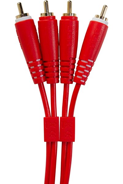 UDG Audio Cable Set RCA - RCA Red Straight 1.5m