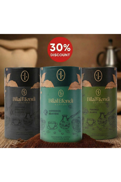 Bilal Efendi Flavored Turkish Coffee 250g Trilogy 2