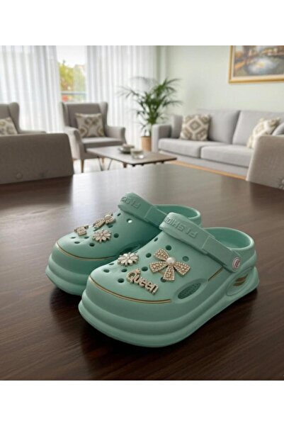 mersin md tekstil Γυναικείες παντόφλες χιαστί με ψηλή σόλα για γιατρούς, νοσο...