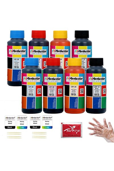 Perfection Brother Uyumlu Dcp-T520 - T720dw Mürekkep Dolum Seti 8 X 100 gr.