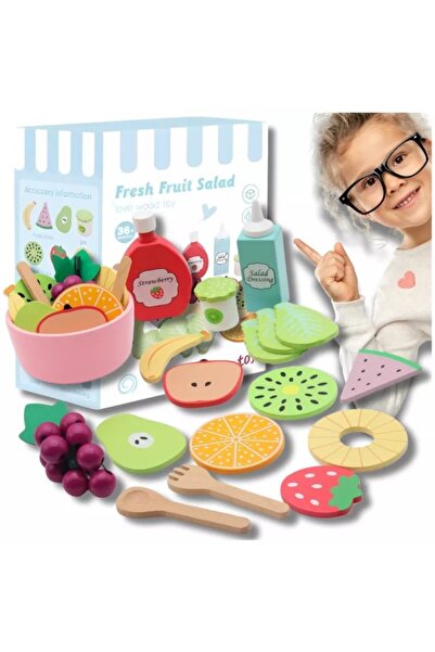 NiceKids Salad Fruit wooden fruit and accessories set
