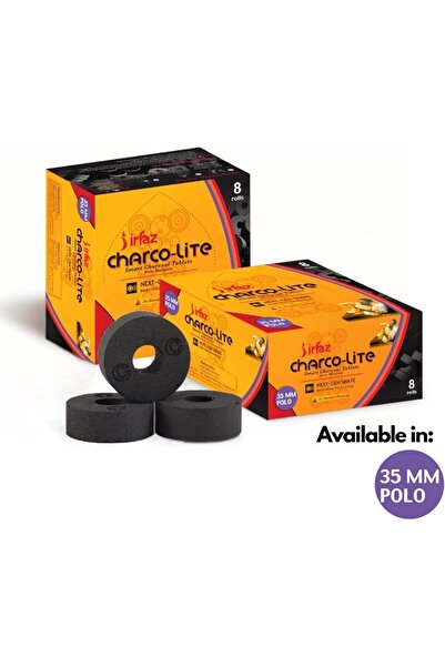 IRFAZ Harbour Delights - Charco-Lite Charcoal- Bakhoor Coal 35 mm Polo- 80 Pcs (8 Rolls) - فحم
