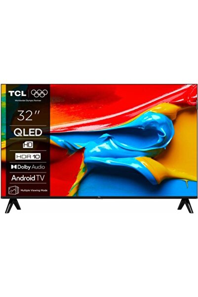 TCL Τηλεόραση QLED 80 εκ. (32 ") 32 V 4 C, Έτοιμη για HD, Smart TV, WiFi, CI+