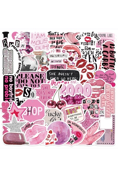 Beauty Box مجموعة ملصقات زخرفية رائعة للفتيات - ملصقات مقاومة للماء وملونة وق...