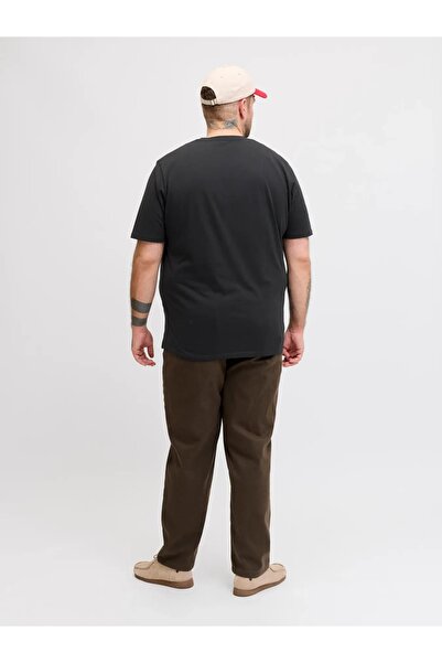 Jack & Jones Μπλουζάκι με λογότυπο Crew Neck, με στάμπα, μεγάλου μεγέθους, κα...