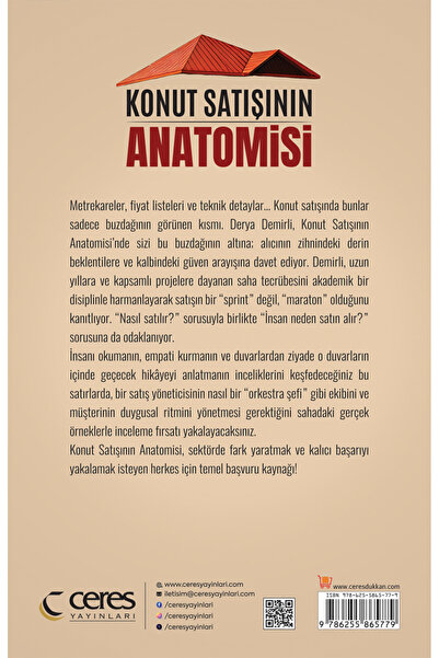 Ceres Yayınları Konut Satışının Anatomisi Derya Demirli Alıcı Psikolojisinden Stratejik Yönetim Modeline