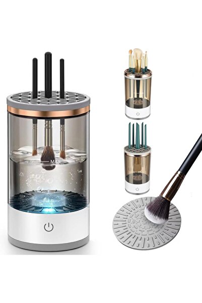Arabest Electric Makeup Brush Cleaner,Automatic Cosmetic Brush Cleaner Machin...