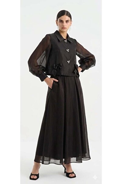 CLIO Chiffon Jacket and Skirt Set