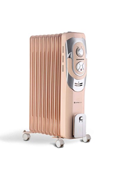 Daewoo Ηλεκτρική θερμάστρα λαδιού, 2000 W, 9 στοιχεία, 5 κανάλια λαδιού, 3 επ...