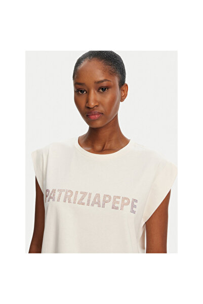 Patrizia Pepe tricou de damă bej 2M4418/J295-B823