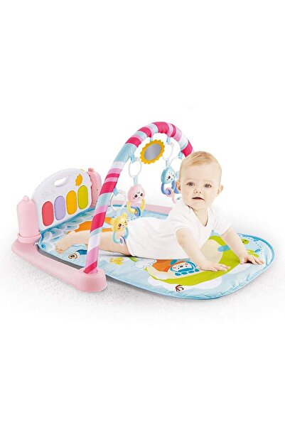 NiceKids Centru de activitati 5 in 1 pentru copii, NiceKids, cu bara de jucar...
